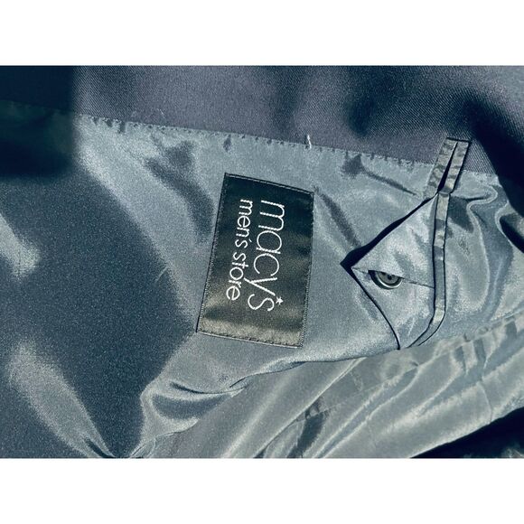 Lauren Ralph Lauren classic sport coat gold buttons navy Blue jacket  men's 48L - Picture 5 of 13